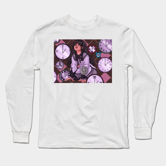 Time Long Sleeve T-Shirt by paperstarzz